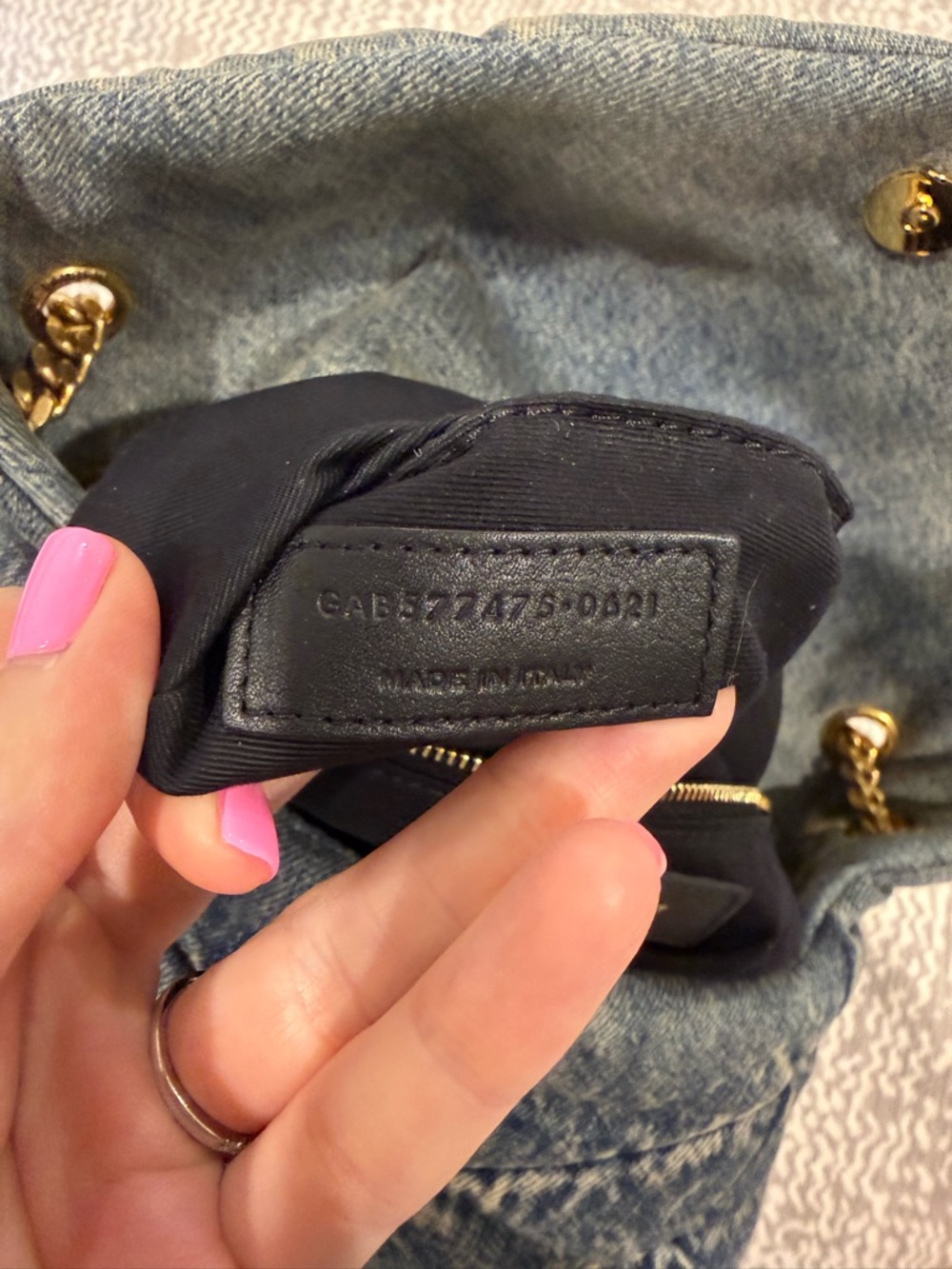 Saint Laurent Denim Medium Quilted Loulou - Picture 10 of 10